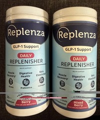 2pc Replenza Support Daily Replenisher MIXED BERRY New Sealed 08/2026