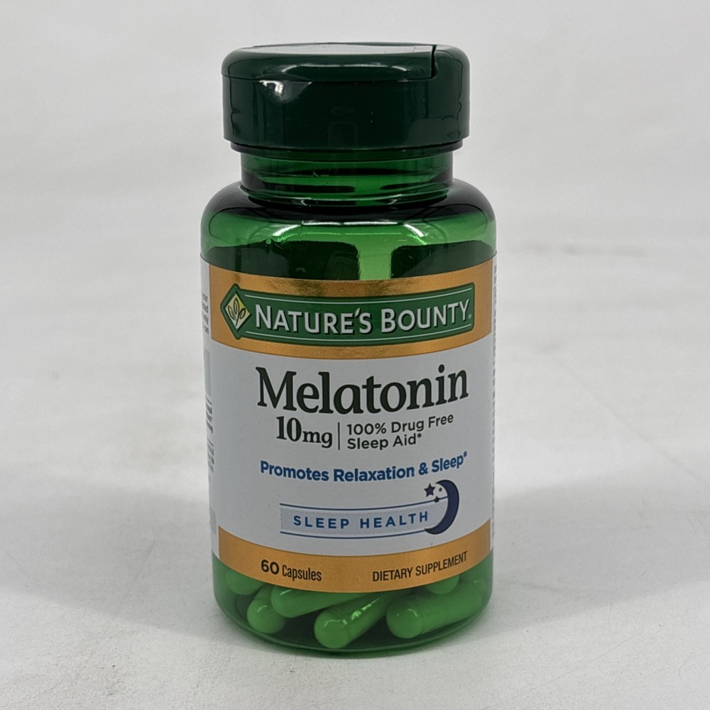 Nature’s Bounty Melatonin 10mg Capsules 60 ea (Pack of 1)
