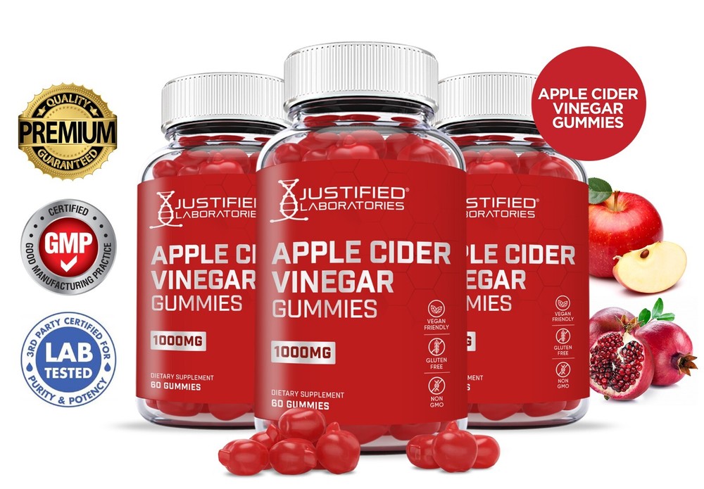 Apple Cider Vinegar Gummies 1000MG ACV 60 Gummys