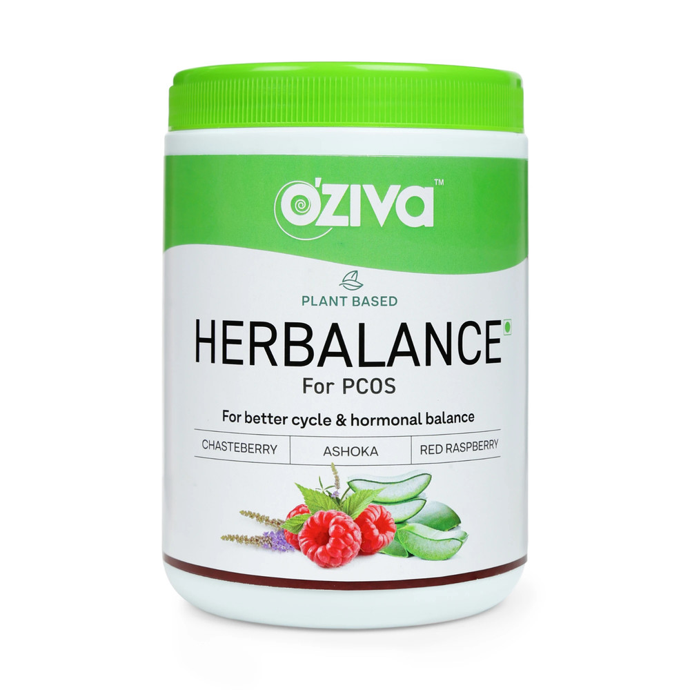 OZiva Plant based HerBalance for PCOS 250 g Free Worldwide Shipping