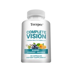 Vision Health Supplement – Bilberry, Eyebright + Marigold – Protect Vision