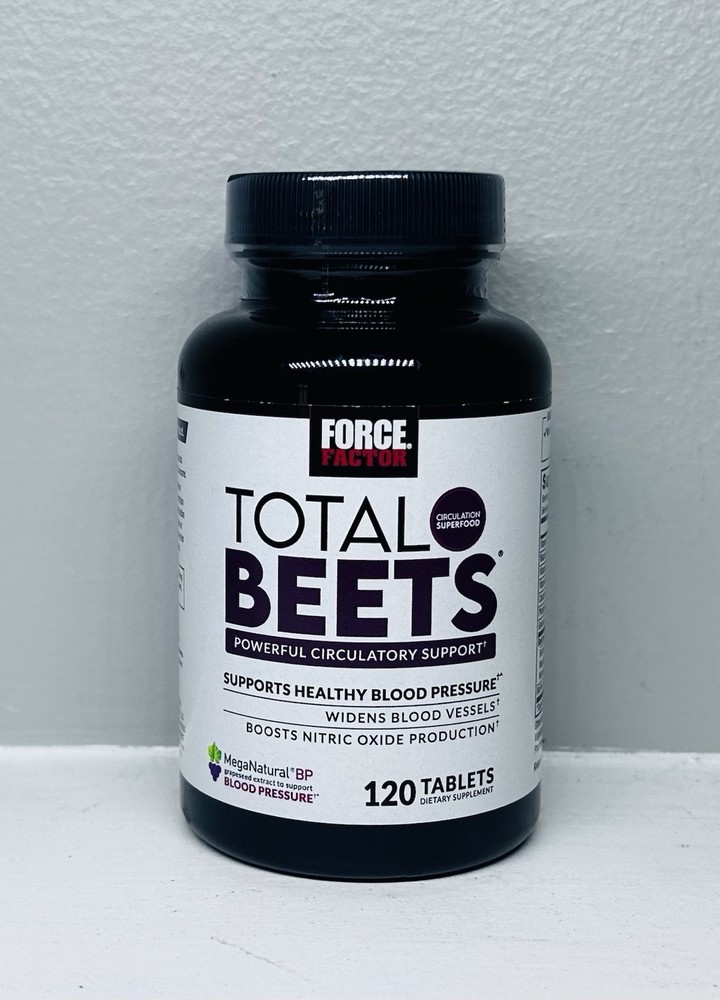 Total Beets Circulation Superfood Beet Root with Blood Pressure Support 120ct