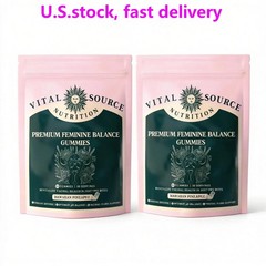 2 PACKS—NEW LUXRY Vital Source Nutrition Premium Feminine Balance Gummies 60