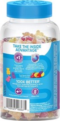 Vitamin D Infused Probiotic Gummies | 80 Count | Bloating Relief & Digestive Aid