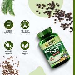 Himalayan Organics Multivitamin Sports 60 Veg Tablets Fast Ship