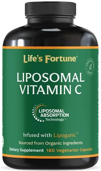 Life’s Fortune Liposomal Vitamin C 2100 mg with Fast Acting Absorption 180 Caps