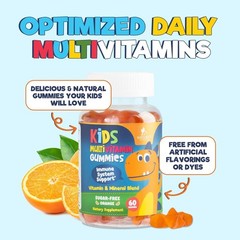 Kids Multivitamin Gummies Natural Sugar Free Gummy Multi Vitamin for Kids
