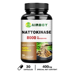 Nattokinase 8,000 FU – Heart & Cardiovascular Health, Circulatory Support