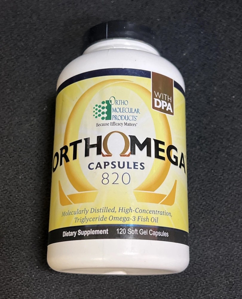 Ortho Molecular Products Orthomega Softgels – 120 Count
