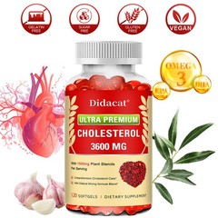 Cholesterol Cleanse 120 Capsule 1500mg Strong Arteries Cholesterol Control Heart