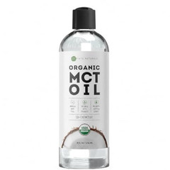 MCT Oil for Coffee. Pure Coconut MCT C8 and C10 Oil (8Oz, Organic, Unflavored)