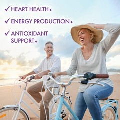 CoQ10 Ubiquinol 100mg Softgels for Energy & Heart Health, Non-GMO, Gluten-Free,