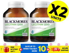 BLACKMORES LECITHIN 1200MG 100’S -Cell Growth/Regulatin/Function ( X 2 )
