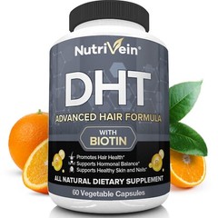 Nutrivein DHT Blocker with Biotin – Boosts Hair Growth & New Follicle Growth