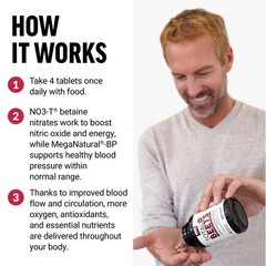 Force Factor Total Beets Blood Pressure Support 120 Count (Pack of 1), Beet