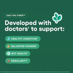 Physician’s CHOICE Easy Mix Fiber Powder Prebiotic Sugar Free 5.7oz