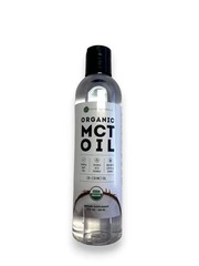 MCT Oil for Coffee. Pure Coconut MCT C8 and C10 Oil (8Oz, Organic, Unflavored)