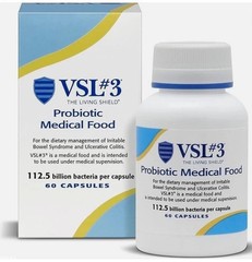 VSL#3 High-Potency Probiotic with CFUs Billion 112.5 for Digestive Health