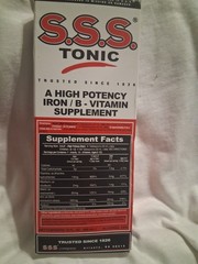 S.S.S. Tonic – 10 oz. Liquid High Potency Iron & B-Vitamin Supplement Exp 11/ 26