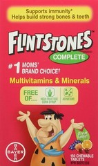 FLINTSTONES Plus Iron Chewable Multivitamin for Kids, 150 Chewable Tablets