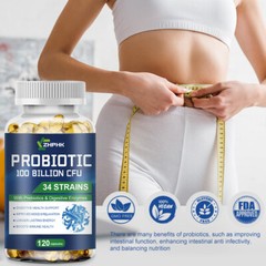 Digestive Enzymes Prebiotic & Probiotics Gas, Constipation & Bloating Relief 120
