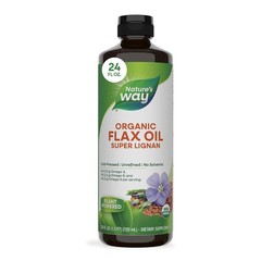 Organic Flaxseed Oil Unflavored Super Lignan Flax Oil 24 Fl Oz Omega 3 Flax