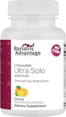 Bariatric Advantage Chewable Ultra Solo with Iron Daily Multivitamin for Gast…