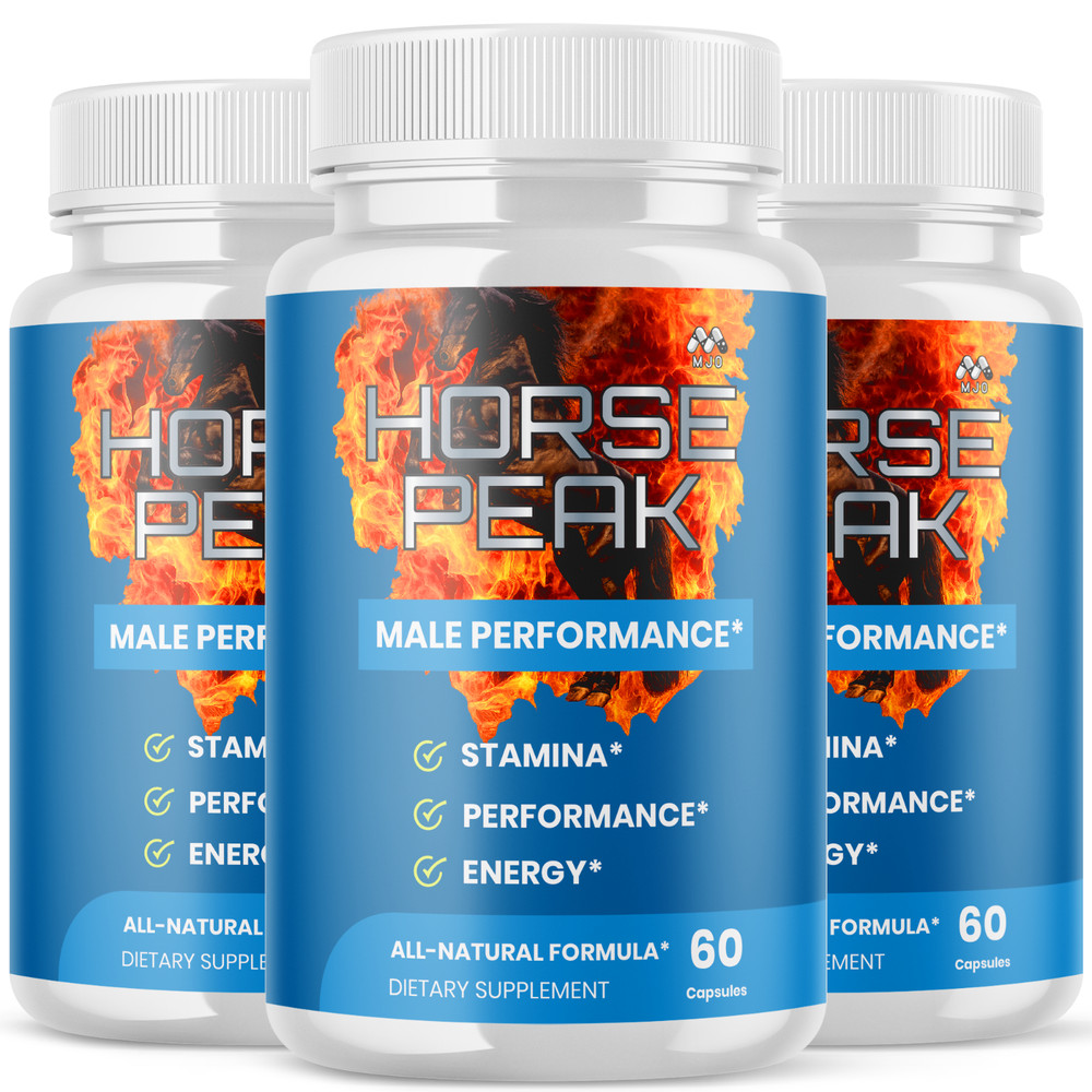 (3 Pack) Horse Peak Advanced Energy & Fitness Formula VItamin HorsePeak 180 Caps