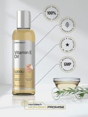 Vitamin E 5,000 IU Pure Natural Skin Face Oil Moisturizing Nourishing, 8 Fl Oz