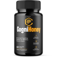 (5 Pack) CogniHoney Pills – Brain Health & Cognitive Support Supplement 300 Caps