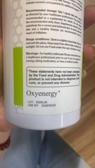 OXYENERGY Milk Thistle Liver Support 3-Pack Silymarin Turmeric 180 Veggie Caps