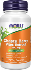 NOW Supplements, Chaste Berry Vitex Extract 300 Mg with Dong Quai, Women’S Healt