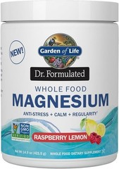 Dr. Formulated Whole Food Magnesium – Raspberry Lemon, 14.9 oz Relaxation Powder