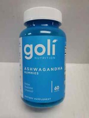 Goli Nutrition Ashwagandha Gummies Relax Restore Unwind Mixed Berry 60 Ct 11/25