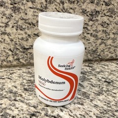 Seeking Health Molybdenum Glycinate 500mcg 90 Vegetarian Capsules Sulfur Metabo…