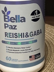 Maysex Bella Paz Reishi GABA Supplement * Metabolism Sleep Stress * 60ct Tablets
