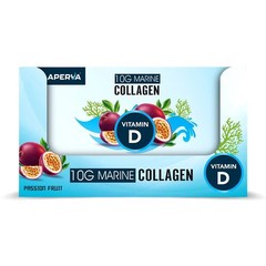 Laperva 10g Marine Collagen 60ml Spots with Vitamin D (12 Shots) (Passion Fruit)