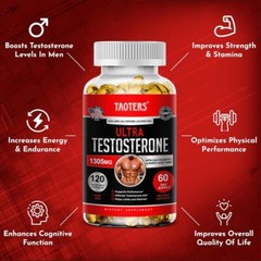 Testosteron Booster High Strength Caps, T Boost 120 Capsules Male Enhancement