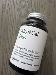 AlgaeCal Plus Stonger Bones For Life Organic Red Algae Calcium Exp 04/28