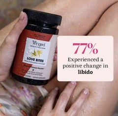 Winged Wellness Love Bites Desire & Libido Gummies Wild Blueberry 08/2027