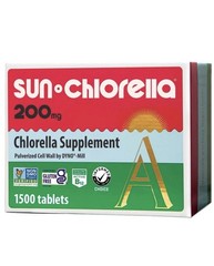 Sun Chlorella 200mg Whole Body Wellness Green Algae Superfood Supplement 1500Tab
