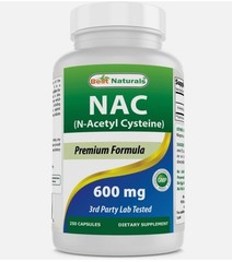 Best Naturals NAC – N-Acetyl Cysteine – 600 mg 250 Capsules