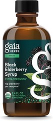 Gaia Herbs – Black Elderberry Syrup – Extra Strength (5.4oz)