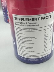 120x 2 JAEFW Magnesium Glycinate L-Threonate blackberry raspberry 120 count ea