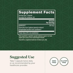Allergy Relief – Quercetin, QuerceFit 250 mg – Histamine & Immune Support