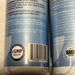 FOR 2 Rho Nutrition Liposomal Collagen Peptides 5 oz Superior Absorption