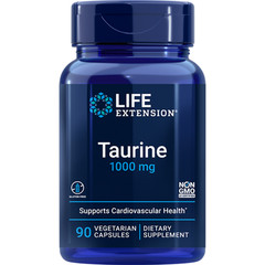 Life Extension Taurine 1000 mg, 90 vegetarian capsules non-GMO