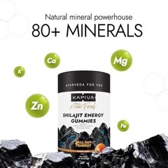 Kapiva Himalayan Shilajit Gummies | 225mg Shilajit/Gummy | Ginger Honey Flavour