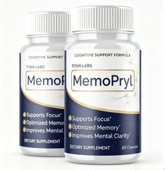 (1-3 Pack) MemoPryl Nootropic All Natural Brain Supplement Memo Pryl 60 Capsules
