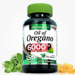 Oregano Oil 6000mg 150gels Contains Carvacrol